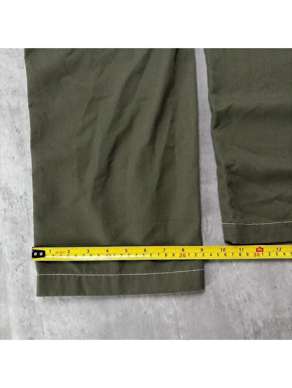 Y2K Olive Green True Religion Grunge Baggy Cargo Skater Pants